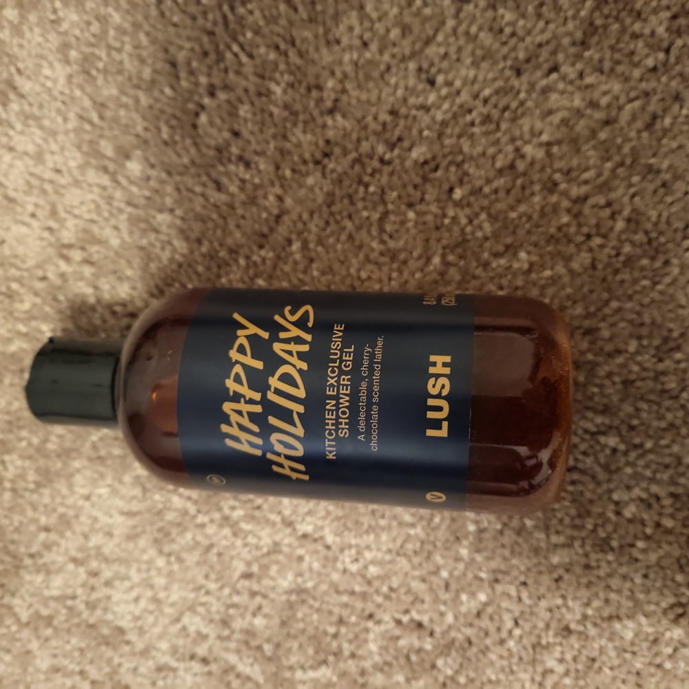 Lush kitchen exclusive happy holidays shower jell